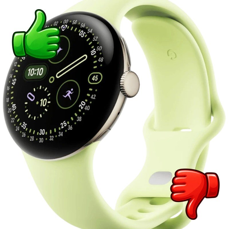 Google Pixel Watch 4 41mm WiFi Oro con Correa Verde Reloj Inteligente