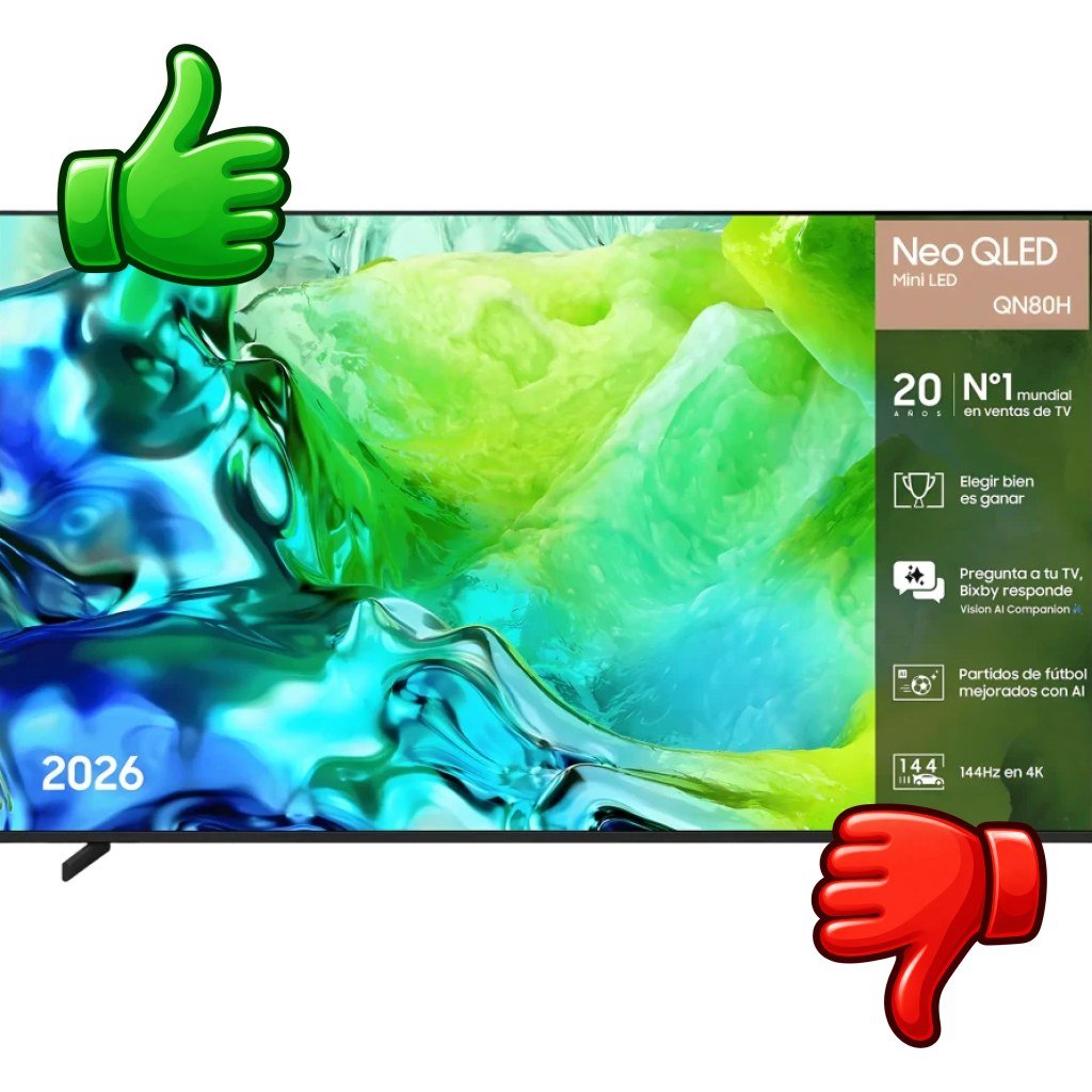 TV Samsung TQ85QN80H 85 pulgadas Neo QLED Mini LED 120Hz 4K Tizen Smart TV