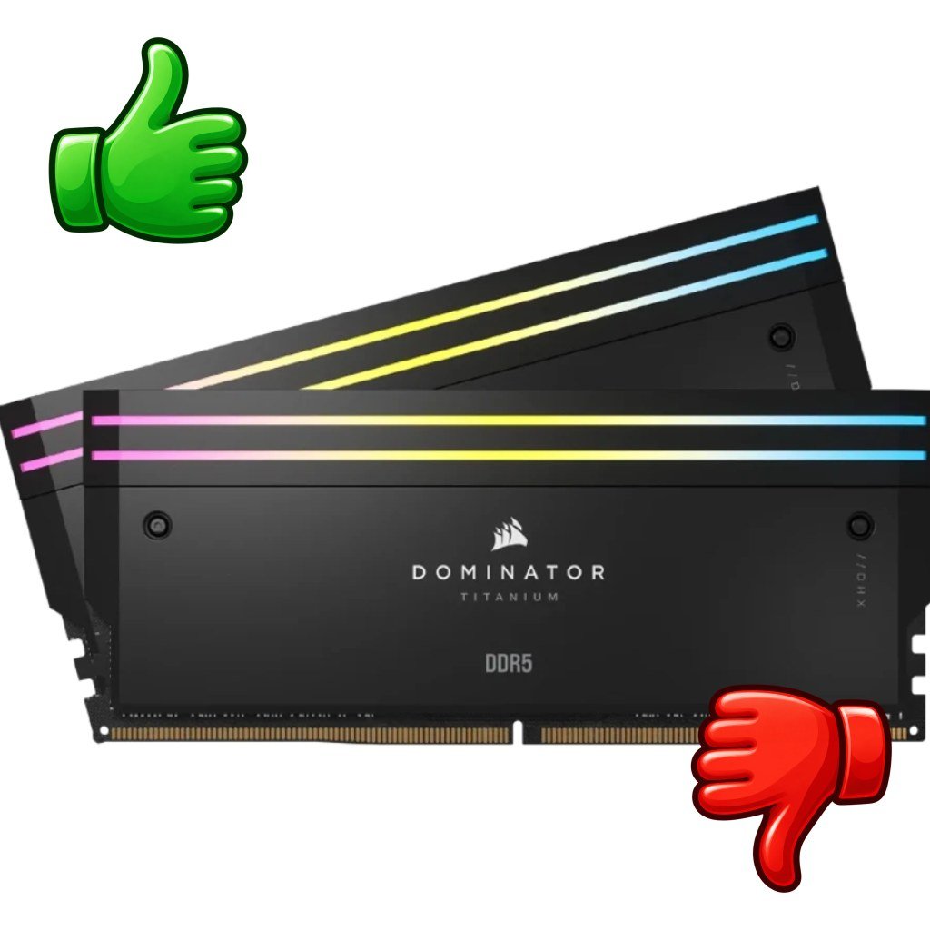 Kit de Memoria Corsair Dominator Titanio CMP48GX5M2X7200C36