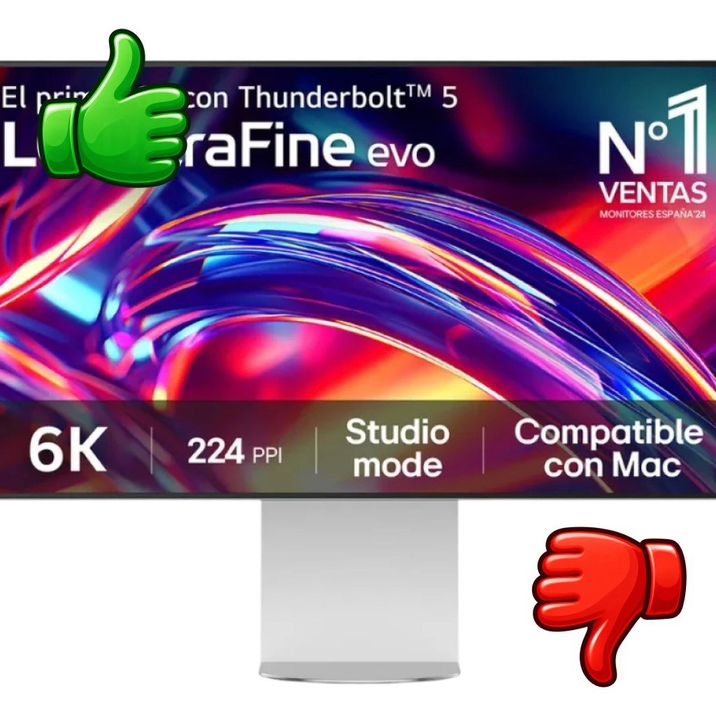 LG 32U990A-S 32 Pulgadas 6K Ultra HD Nano IPS 60 Hz Monitor PC