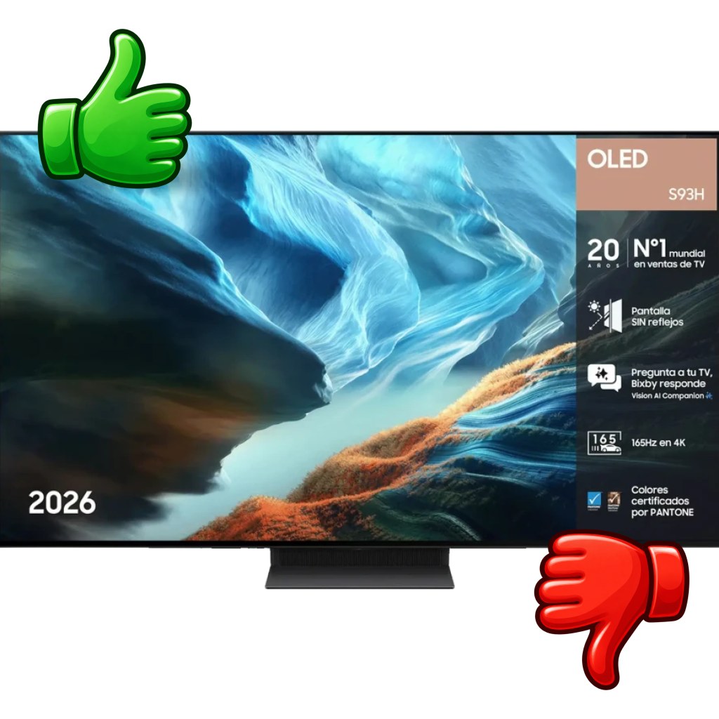 TV Samsung TQ55S93H 55 pulgadas OLED 165Hz 4K Tizen OS