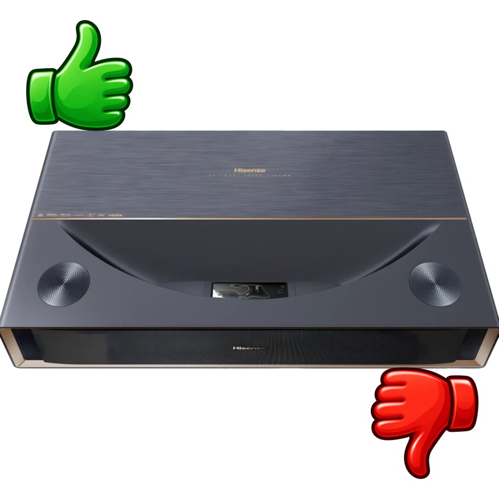 Proyector Hisense PT1 TriChroma 4K Smart Láser UHD Tiro Ultracorto