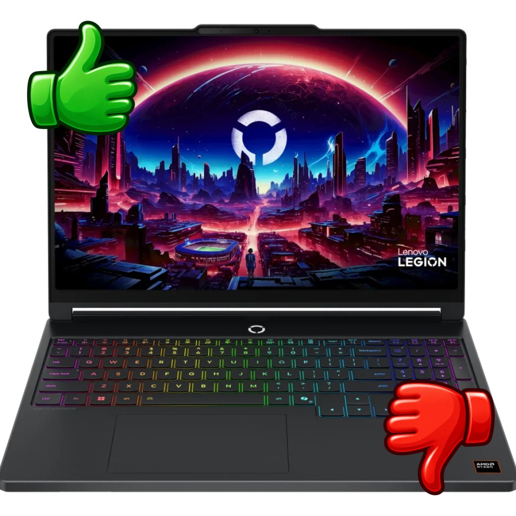 Portátil Gaming Lenovo Legion 5 15AHP11 16GB DDR5/512GB 15,3 pulgadas OLED WQXGA AMD Ryzen 7 250 NVMe PCIe 4.0 RTX 5050 8GB GDDR7 Windows 11 Home