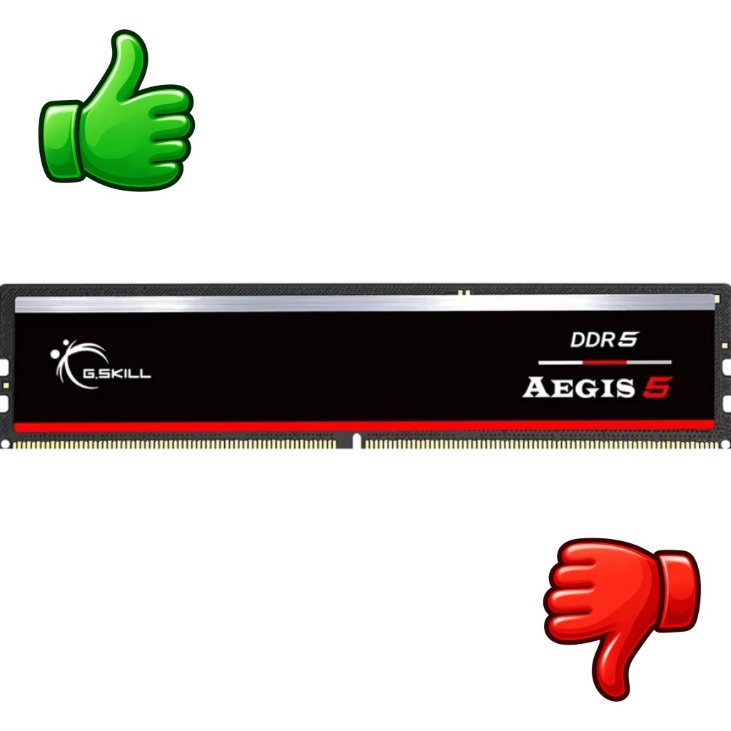 Memoria RAM G.Skill Aegis 5 DDR5 64GB 5200MHz CL40 2x32GB