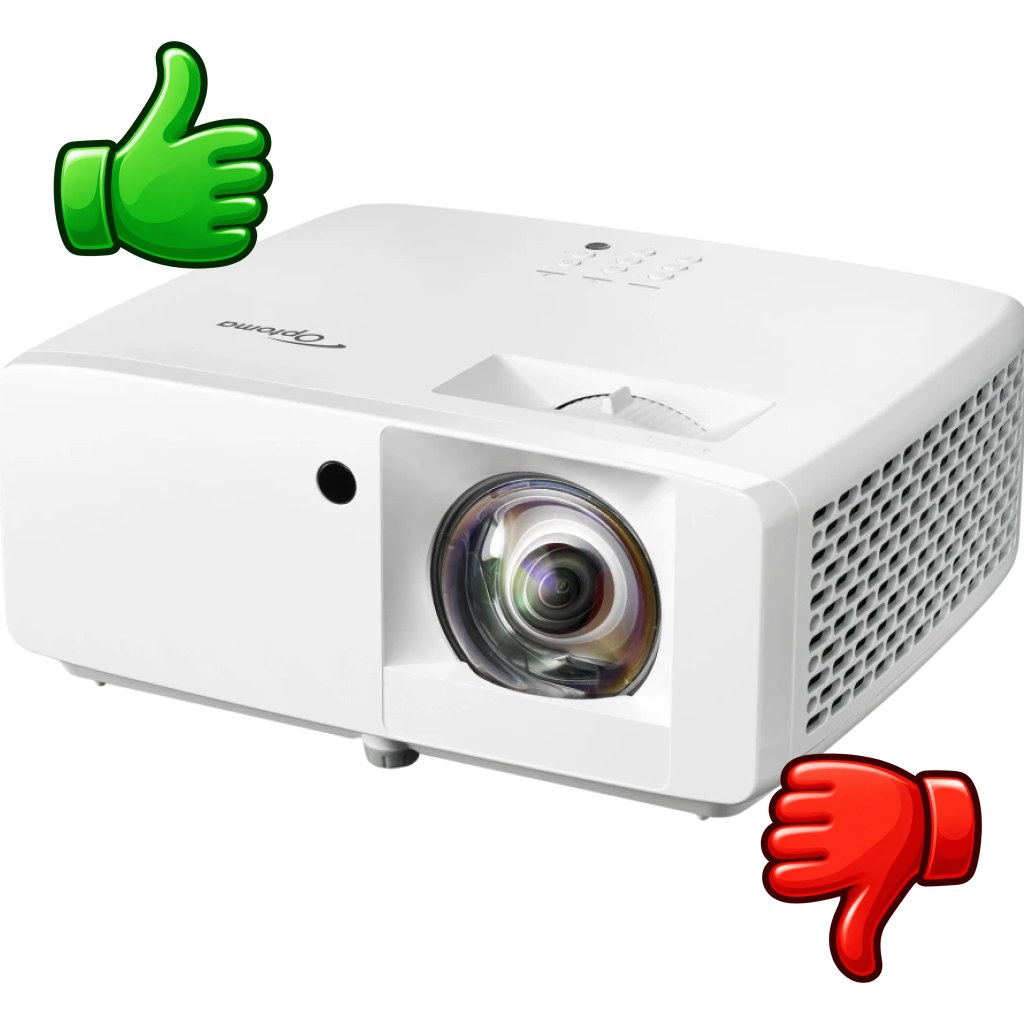 Proyector Optoma ZW350ST Láser Tiro Corto 0.521:1 WXGA 1280x800