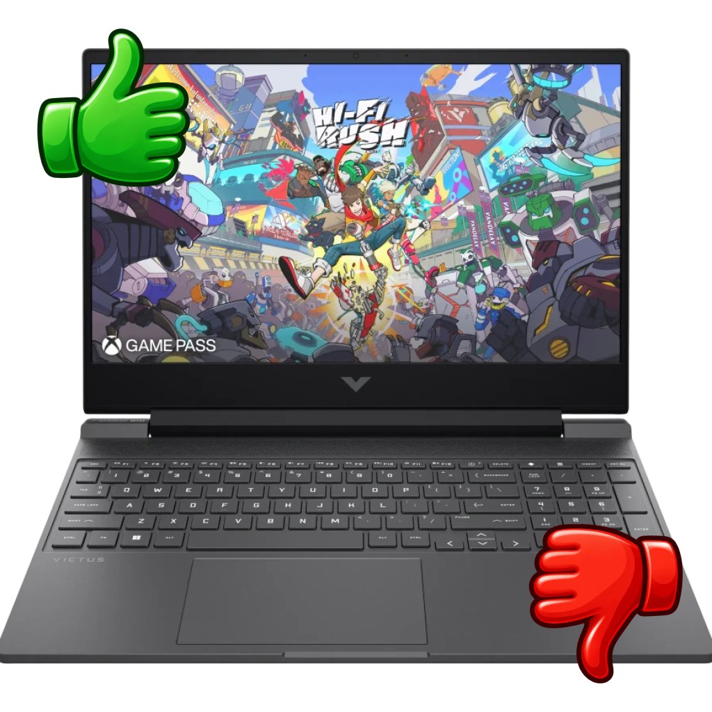 Portátil Gaming HP Victus 15-fa2710ns 16GB/512GB 15,6 pulgadas FHD IPS Intel Core i5-13420H SSD NVMe RTX 4050 Sin Sistema Operativo
