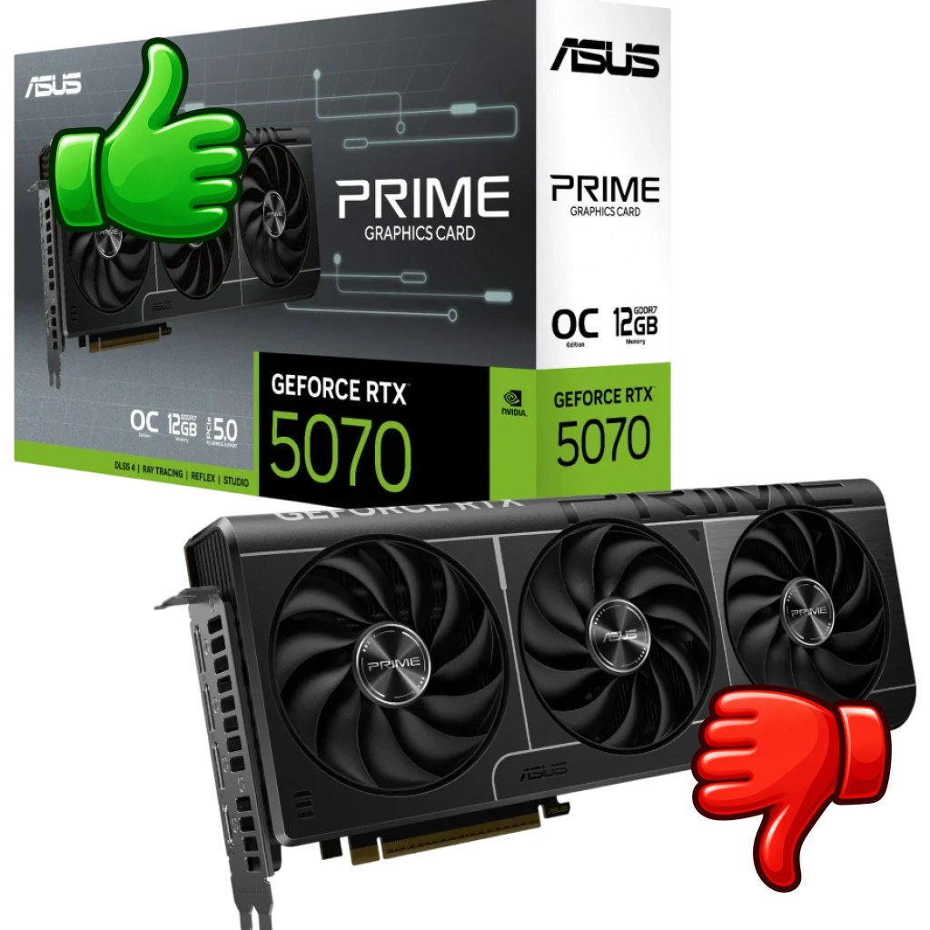 Tarjeta gráfica ASUS Prime GeForce RTX 5070 OC 12GB GDDR7