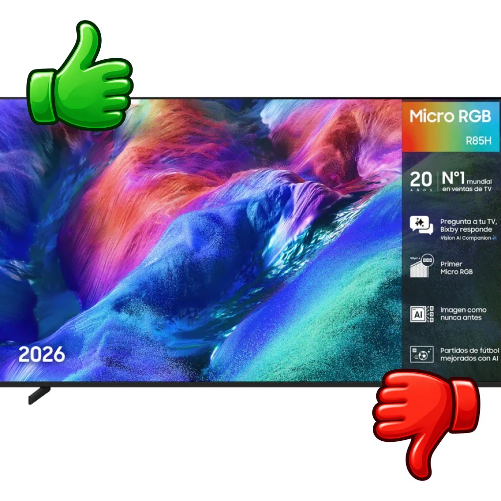 Televisor Samsung TMR55R85H 55 pulgadas Micro RGB 144Hz 4K Tizen Smart TV