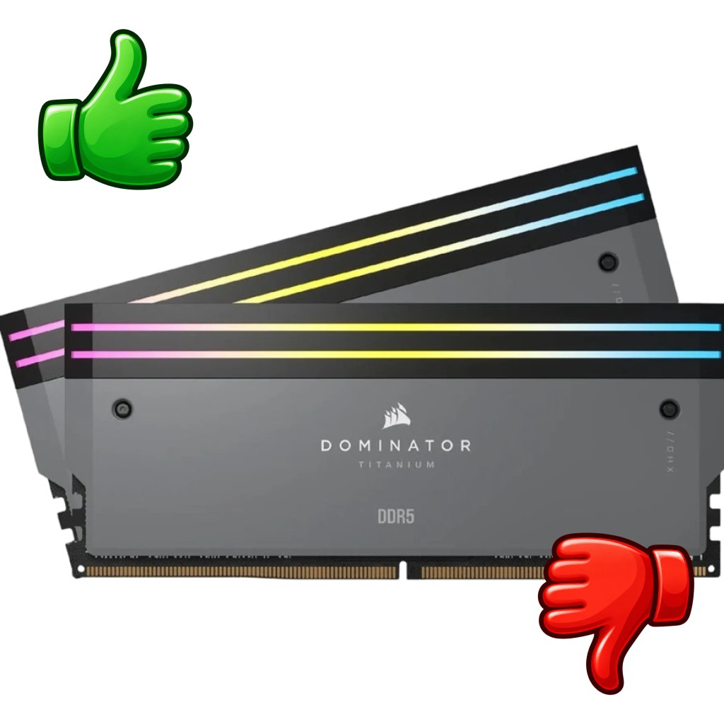 Módulo de memoria Corsair Dominator Titanium DDR5 6000MHz CMP32GX5M2B6000C30 32GB