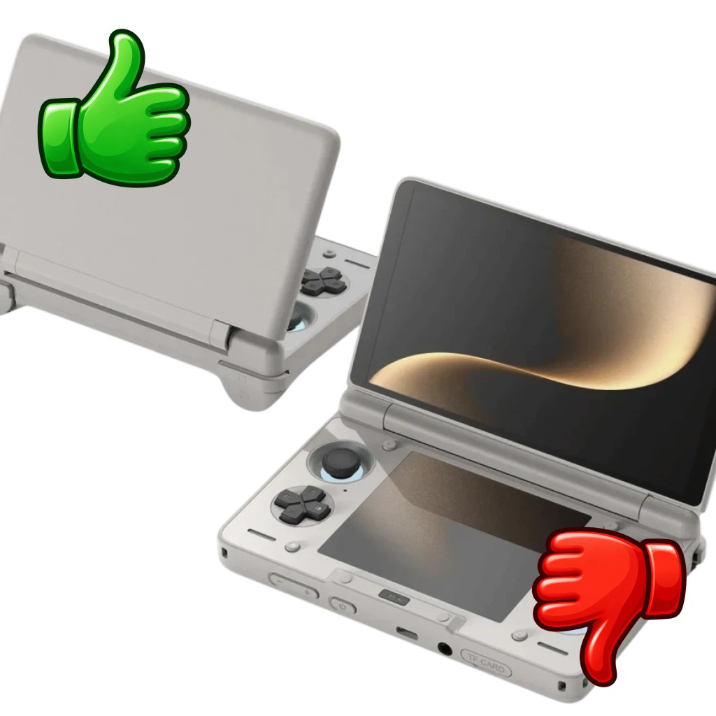 AYN Thor Max Grey Rainbow 16GB/1TB con pantalla dual Consola Portátil