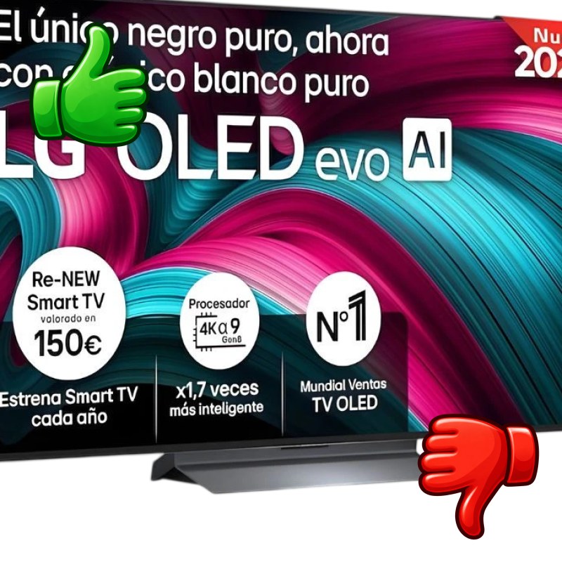 LG OLED48C54LA 48 4K UHD OLED Smart TV Negro