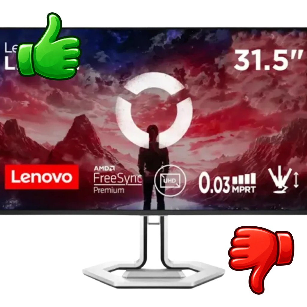 Lenovo Legion Pro 32UD-10 31,5 pulgadas 4K UHD QD-OLED 240 Hz FreeSync Premium Pro Monitor Gaming