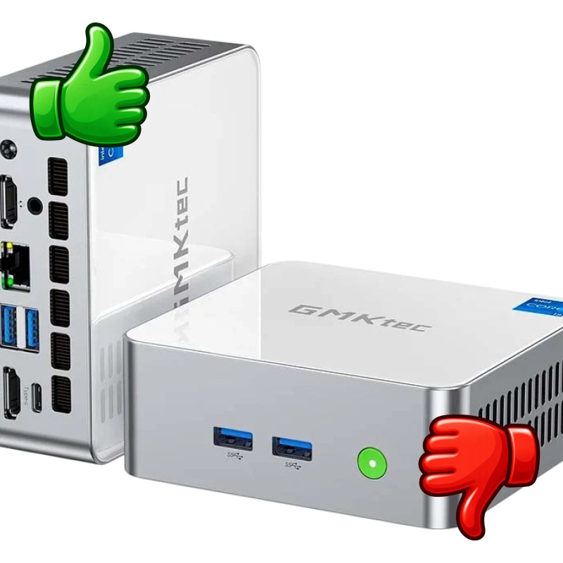 GMKtec NucBox M3 Intel i5-12450H/16GB/1TB SSD/Windows 11 Pro Plata Mini PC