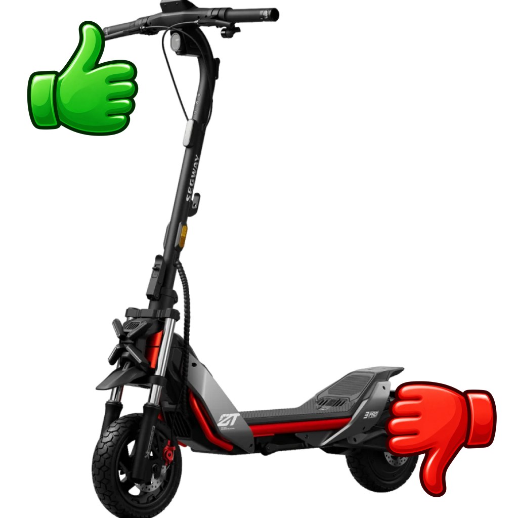 Patinete eléctrico Segway-Ninebot KickScooter ZT3 Pro D 500W 70km 20km/h