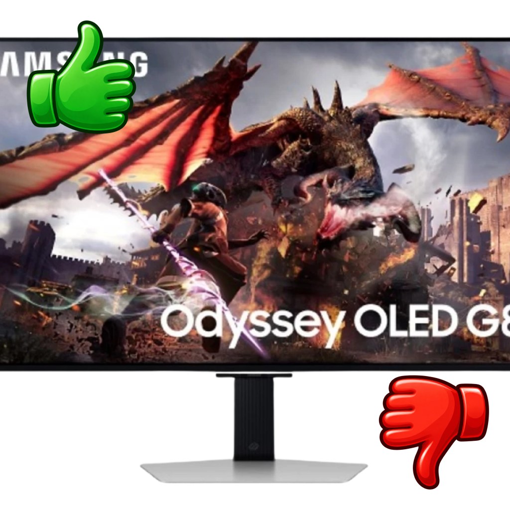 Samsung ODYSSEY OLED G8 G80SD 32 0.03ms 240Hz WiFi Bluetooth USB 2 Altavoces integrados -Monitor Gaming