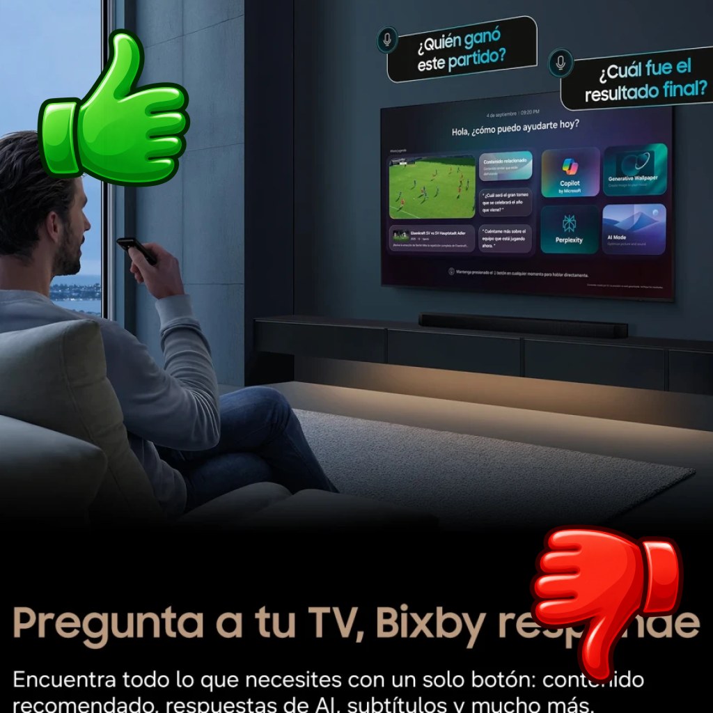 Televisor Samsung TU65M80H 65 pulgadas Mini LED 4K Tizen 100Hz