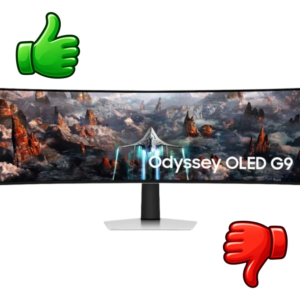 Samsung S49DG910SU 49 Pulgadas Dual QHD OLED 144 Hz FreeSync Premium Pro G-Sync Monitor PC