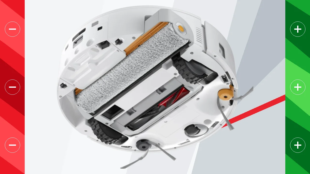 Robot aspirador Roborock Qrevo Curv 2 FlowX LiDAR Friegasuelos Autovaciado 20000Pa