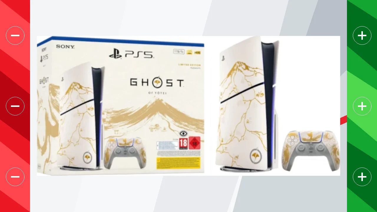 PlayStation 5 1TB Lector Edición Limitada Dorada Ghost of Yotei Gold