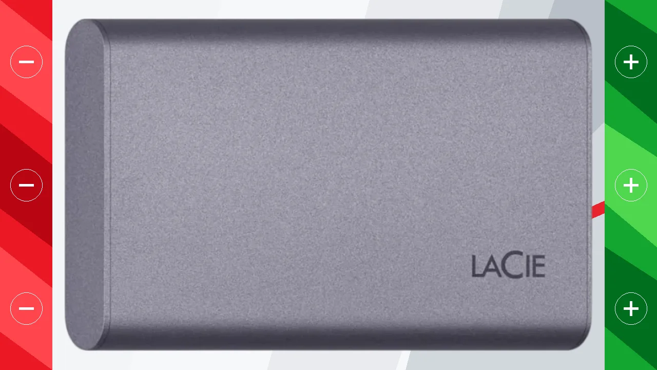 SSD Externo LaCie Mobile SSD Secure USB-C 2TB USB 3.2 Gen 2