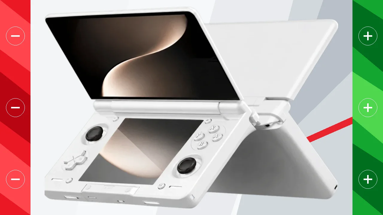 AYN Thor Max Blanco 16GB/1TB con pantalla dual Consola Portátil