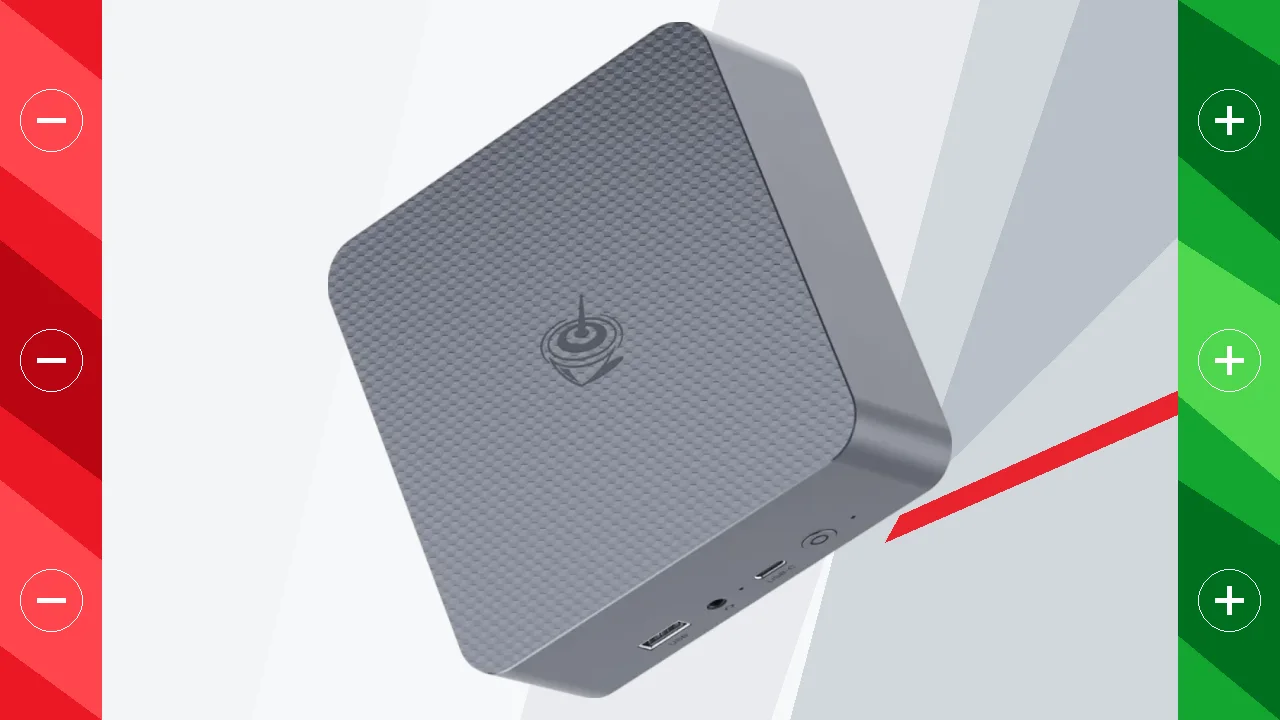 Beelink EQR7 AMD Ryzen 7 7735HS 24GB/512GB SSD con Windows 11 Pro Mini PC