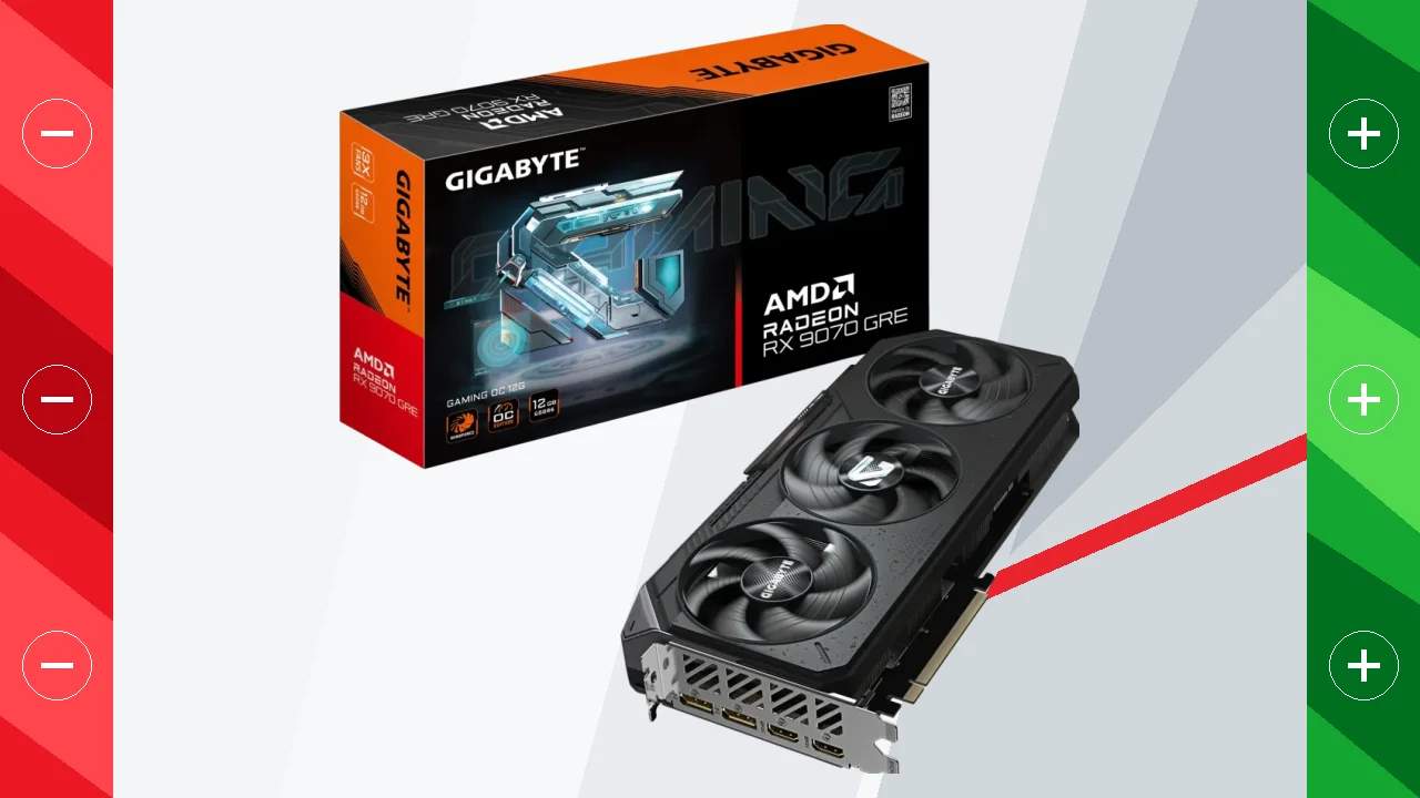 Tarjeta gráfica GIGABYTE Radeon RX 9070 GRE Gaming OC 12GB GDDR6