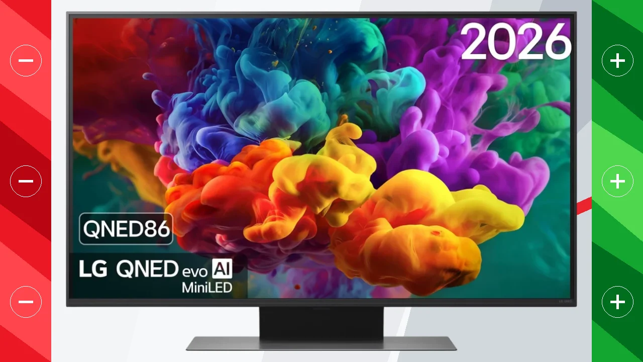 LG 55QNED86B6B Smart TV QNED MiniLED 55 4K α8 AI Gen3 Negro
