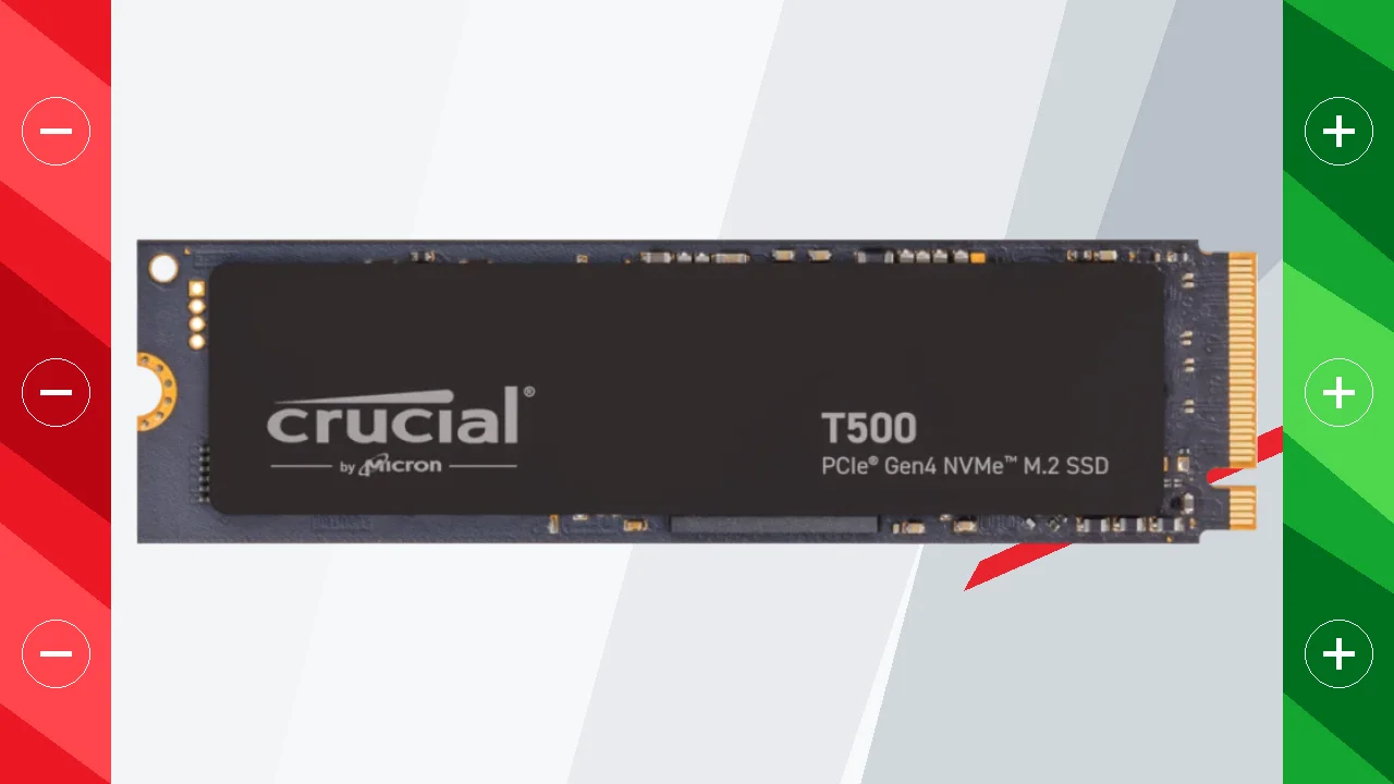 SSD Crucial T500 4TB NVMe PCIe Gen4 x4 PCIe 4.0 M.2 2280