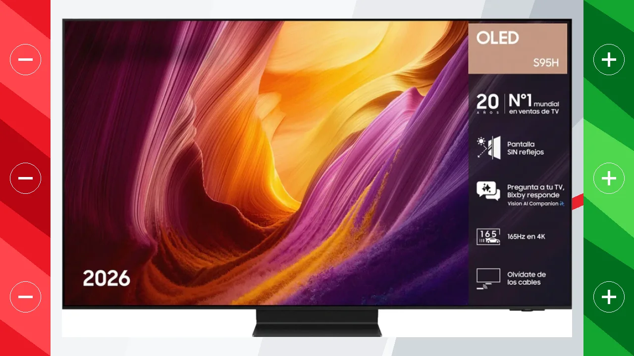 Televisor Samsung TQ55S95H 55 pulgadas OLED 4K Tizen Smart TV 100Hz