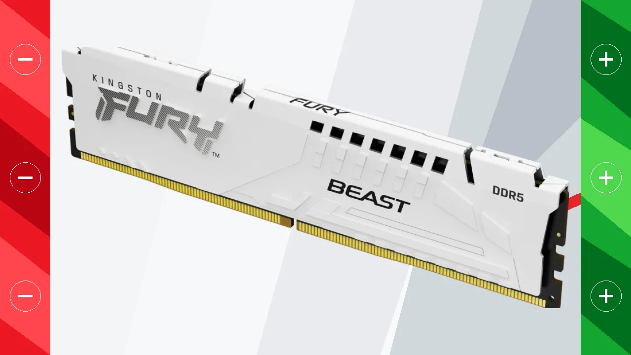 Memoria RAM Kingston Technology FURY Beast DDR5 32GB 6000MT/s White EXPO