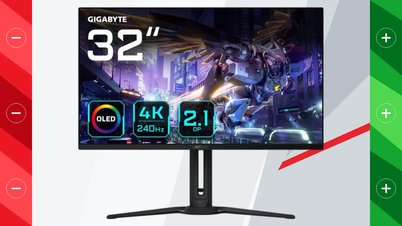Gigabyte AORUS FO32U2P 32 4K Ultra HD OLED 240 Hz FreeSync Premium Pro Negro