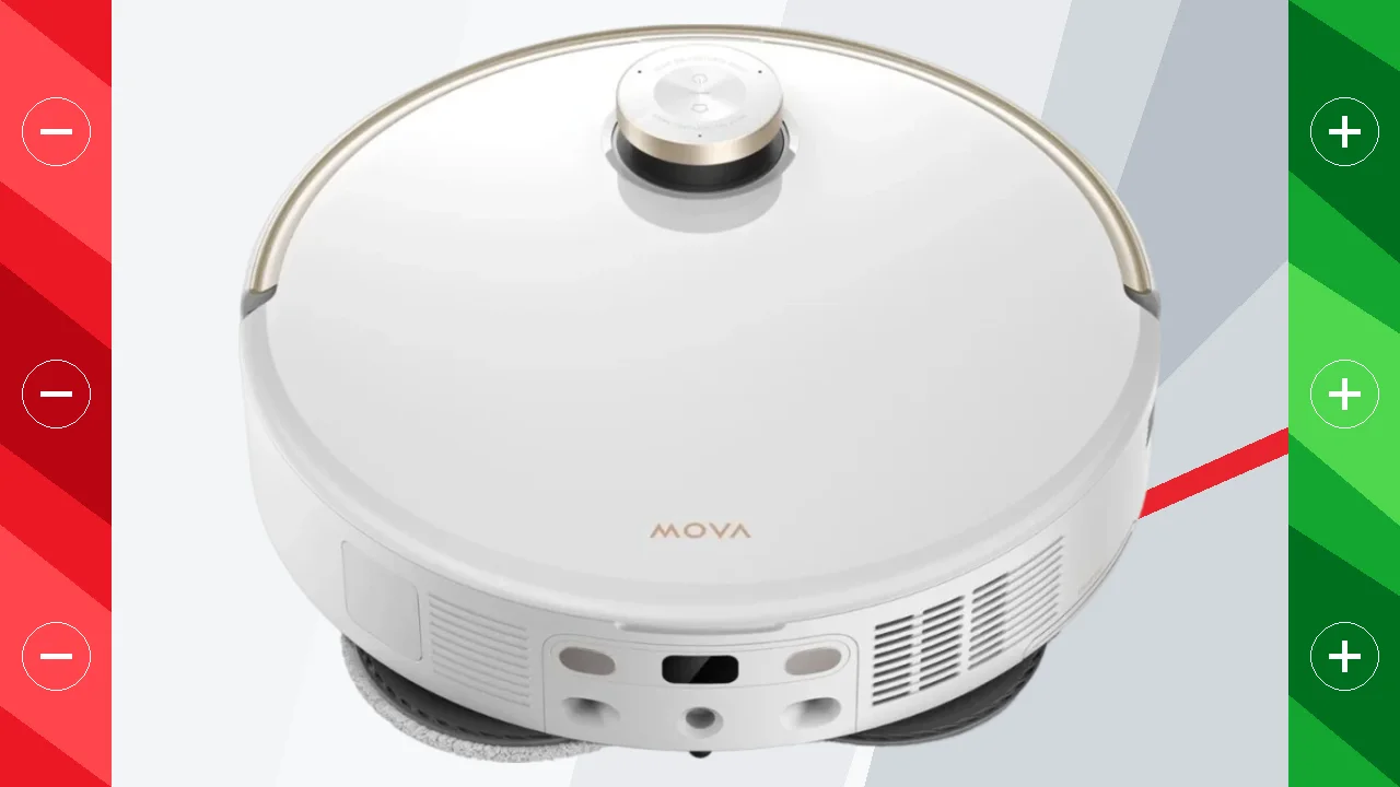 Robot Aspirador MOVA V50 Ultra Complete LiDAR y Cámara IA DuoSolution 80°C