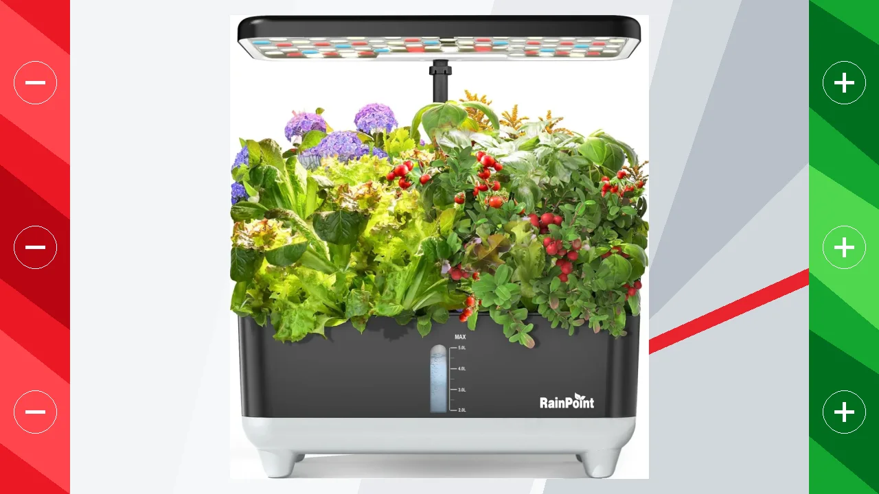 Kit de Cultivo Hidropónico RainPoint Z238 5L depósito Negro