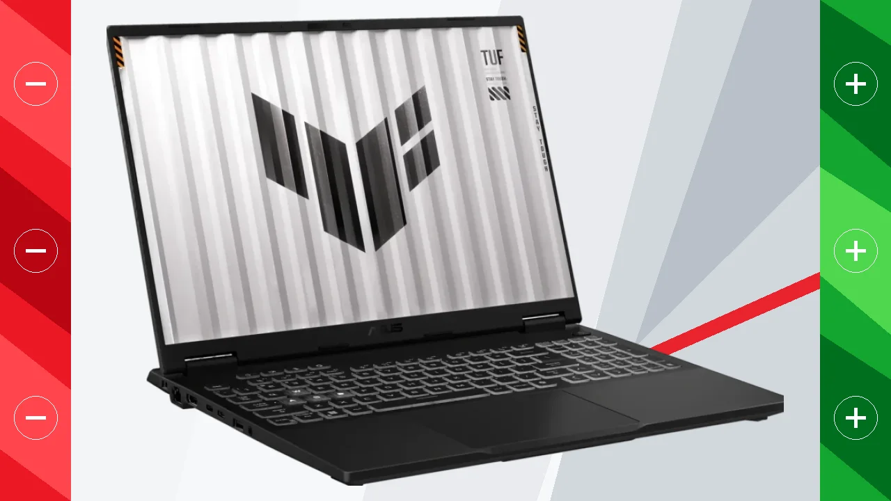 Portátil ASUS TUF Gaming F16 16GB/512GB RTX 5060 8GB GDDR7 16 pulgadas WUXGA IPS Intel Core i7-14650HX DDR5 SSD NVMe PCIe 4.0 Teclado AZERTY francés Gris TUF608JMR-RV057W
