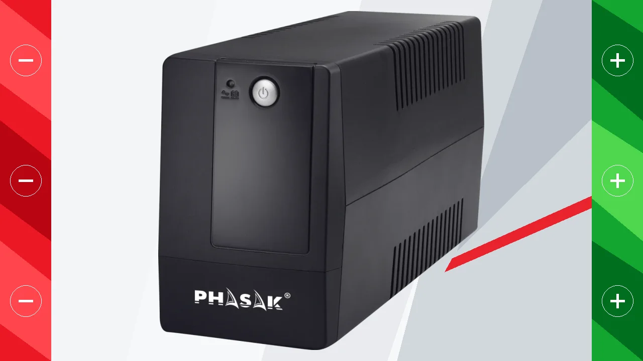 Sai ups Phasak Basic Interactive 800 VA PH 9408 Negro