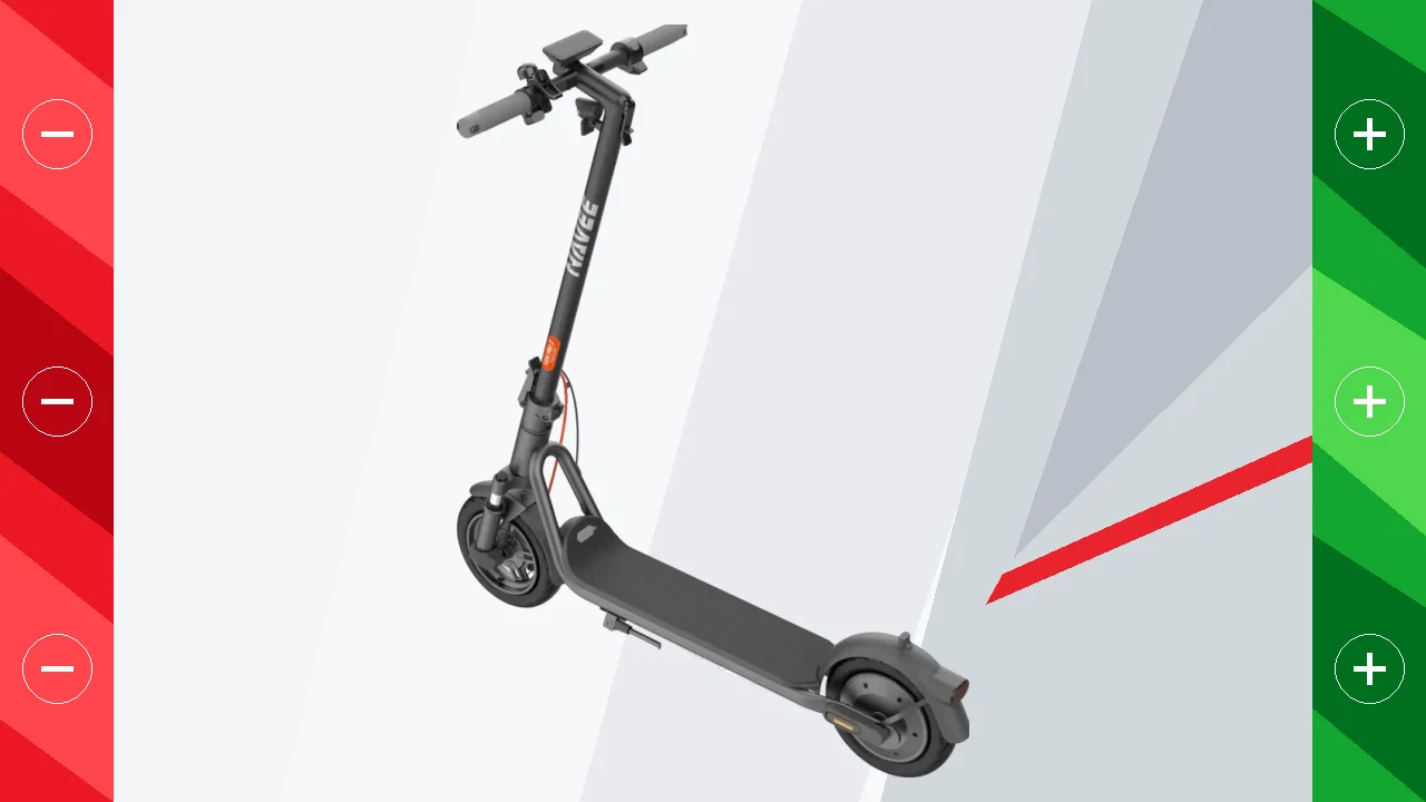 Patinete Eléctrico NAVEE V25i Pro II 600W 25km 20km/h 10 pulgadas Negro