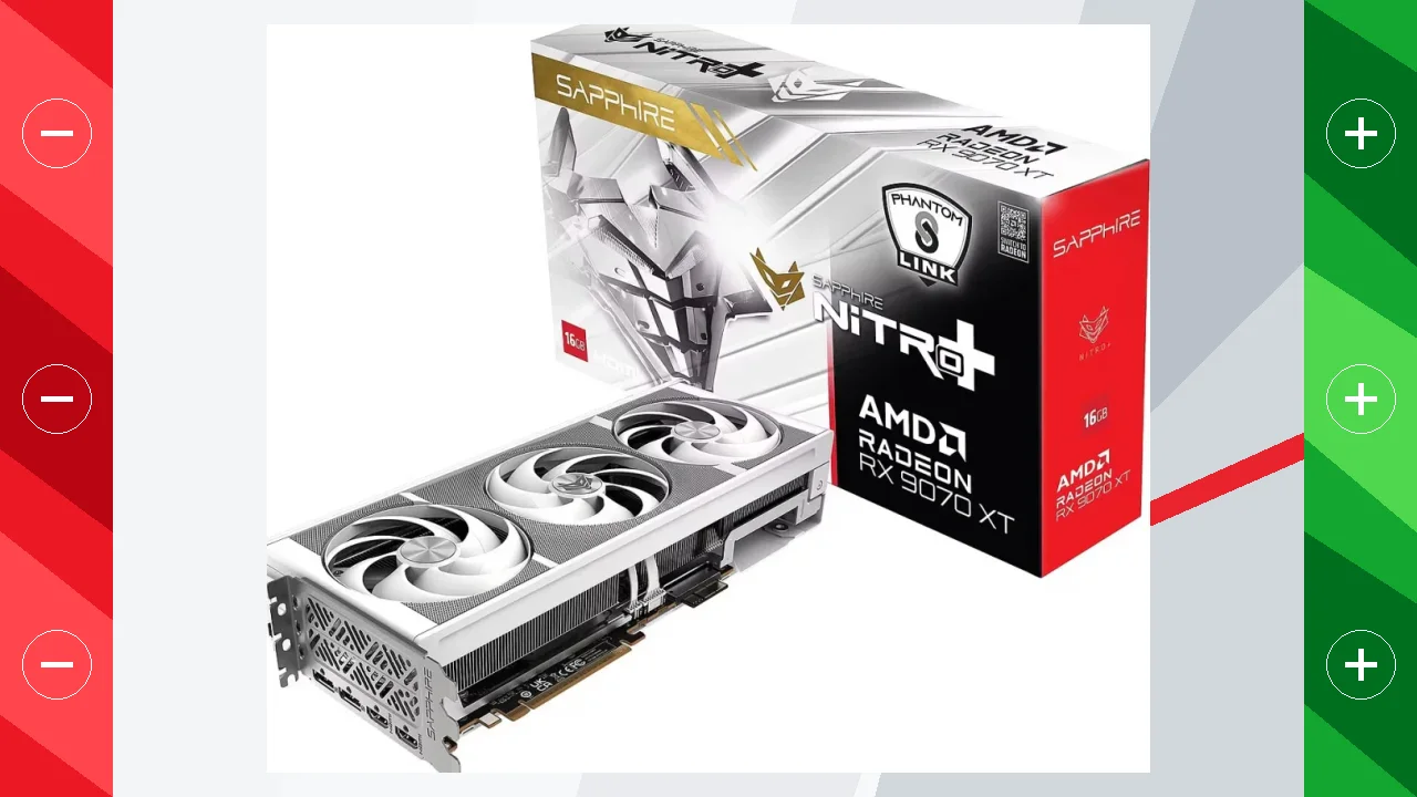 Sapphire NITRO+ Radeon RX 9070 XT OC Gaming 16GB GDDR6 Blanco