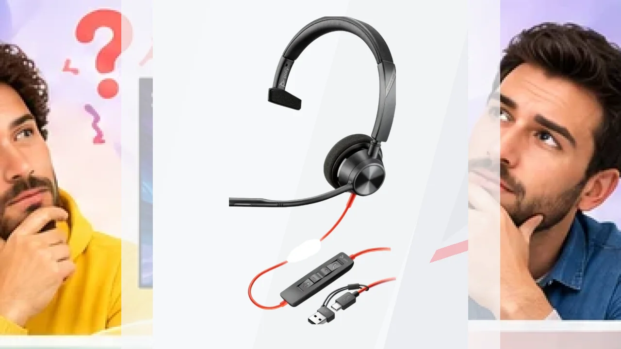 Auriculares Poly Blackwire 3310 Reducción de ruido Diadema Monoaural USB-C Negro