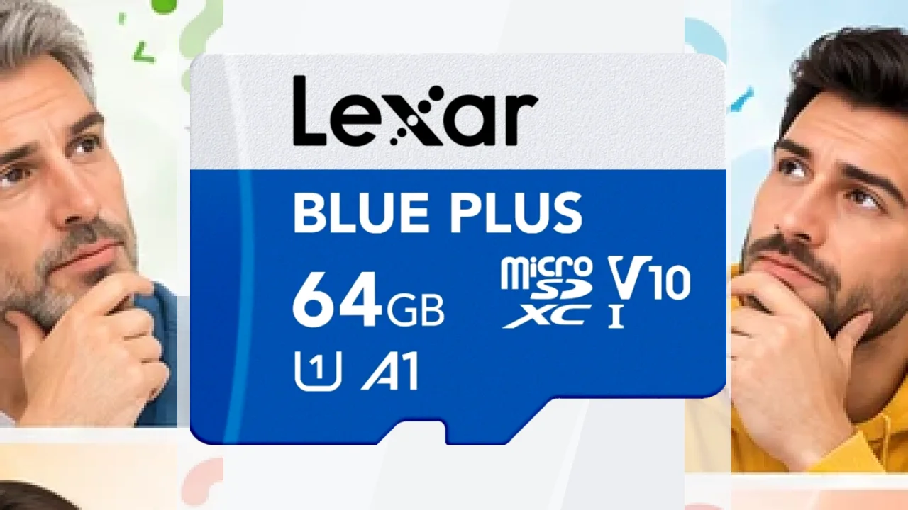 Tarjeta microSD Lexar Blue Plus 64GB V10 A1 UHS-I 100MB/s