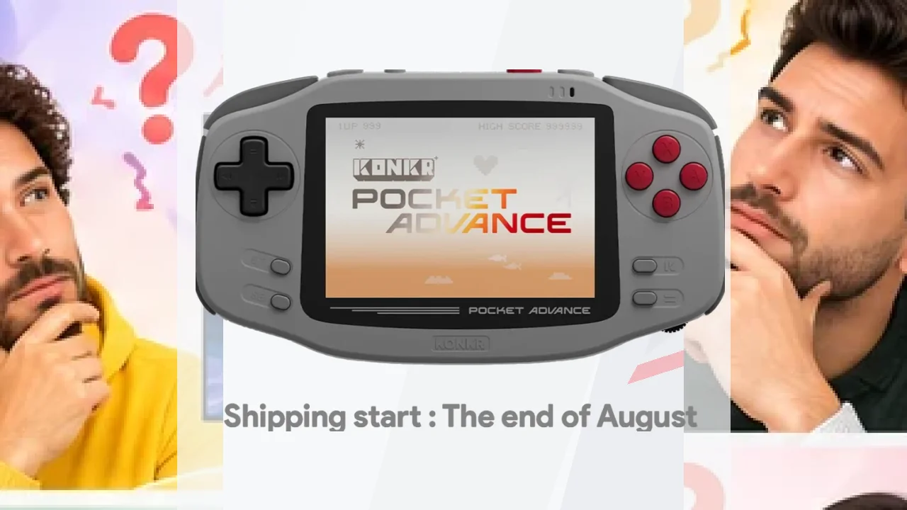 Consola portátil AYANEO KONKR Pocket Advance 4GB/64GB Gris Android 12
