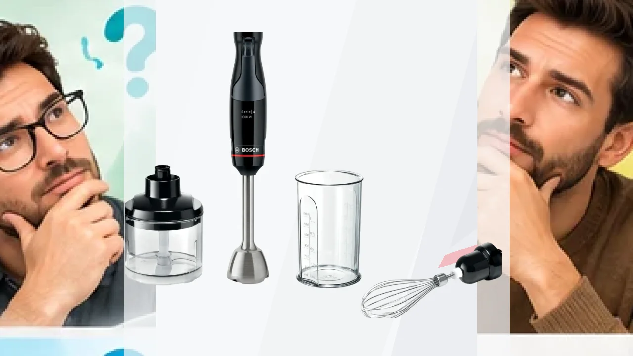 Batidora de inmersión Bosch Serie 4 0,6L 1000W Antracita MSM4B621