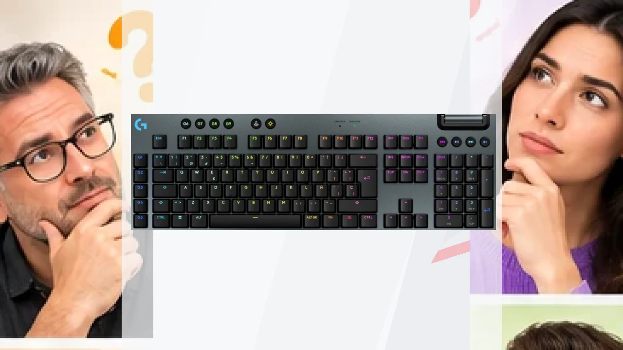 Teclado gaming Logitech G915 X con cable GL Tactile Negro