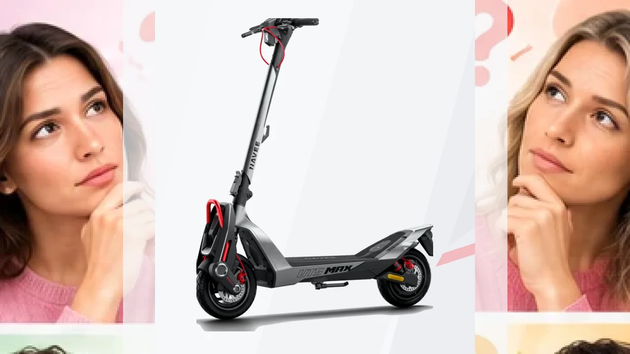 Patinete eléctrico NAVEE UT5 Max 2400W 100km 25km/h 12 pulgadas Gris