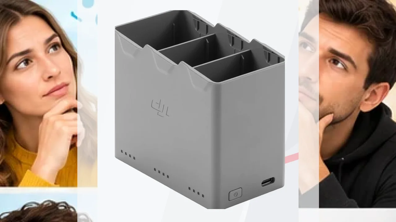 Hub de carga bidireccional DJI Mini 5 Pro 3 baterías Gris