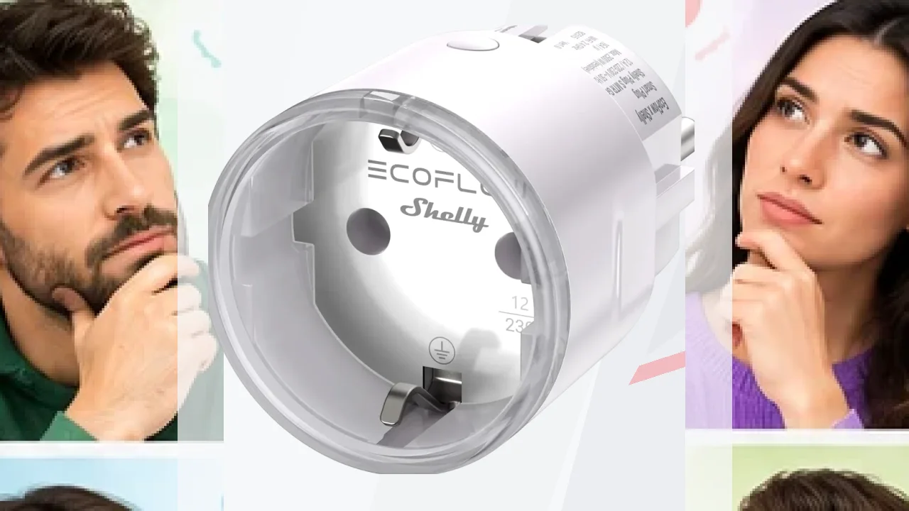 Enchufe inteligente EcoFlow x Shelly Smart Plug 2 Wi-Fi y Bluetooth