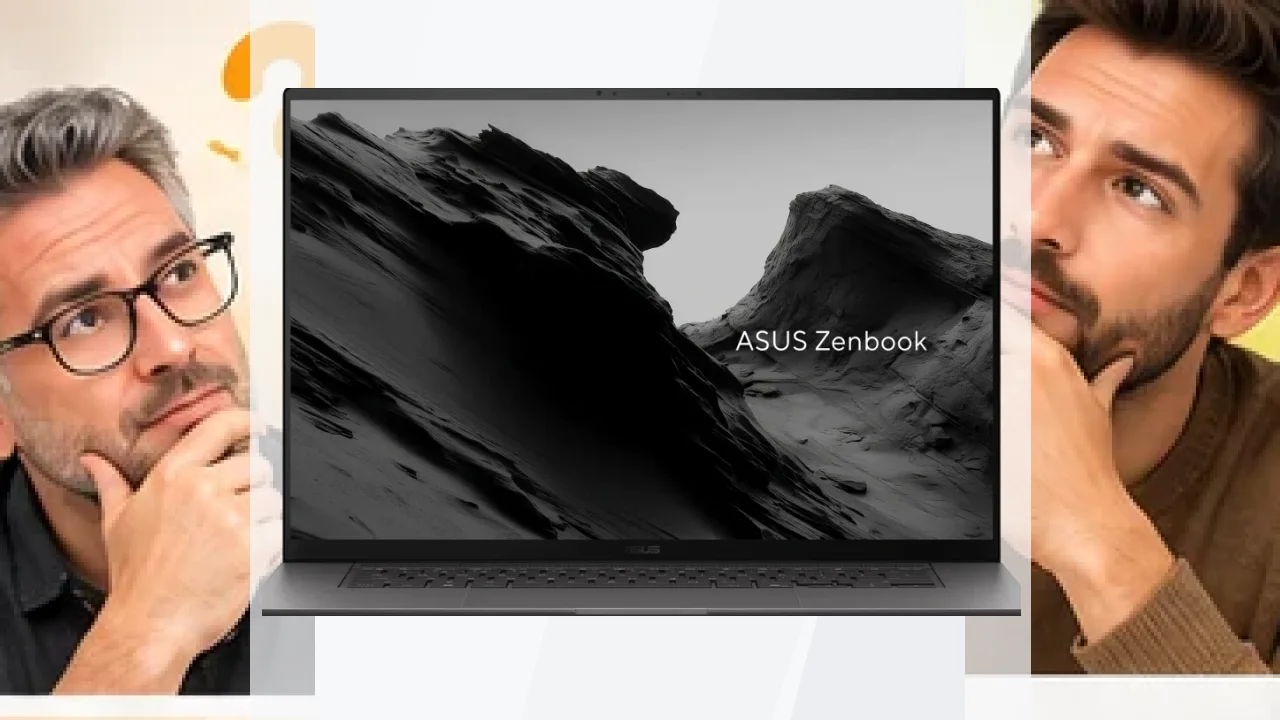 Portátil ASUS Zenbook S16 OLED 32GB/1TB 16 pulgadas 3K AMD Ryzen AI 7 445 SSD NVMe PCIe 4.0 Windows 11 Pro Gris Teclado Francés UM5606GA
