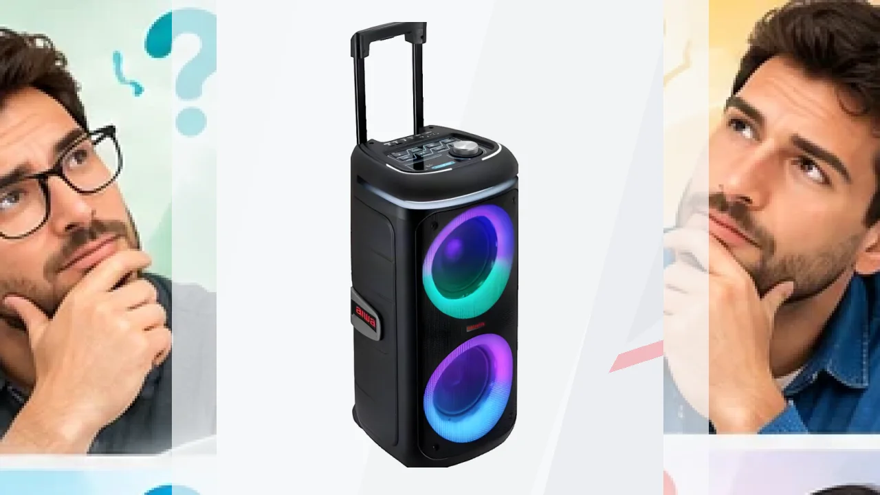 Altavoz portátil AIWA 40W 6h Bluetooth 5.1 Negro KBTUS-480