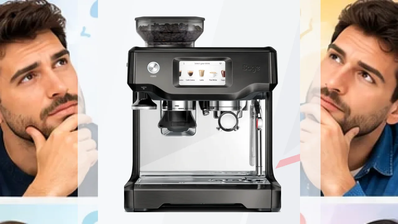 Cafetera espresso Sage The Barista Touch 2L Molinillo Integrado Automático Negro SES880BST4EEU1