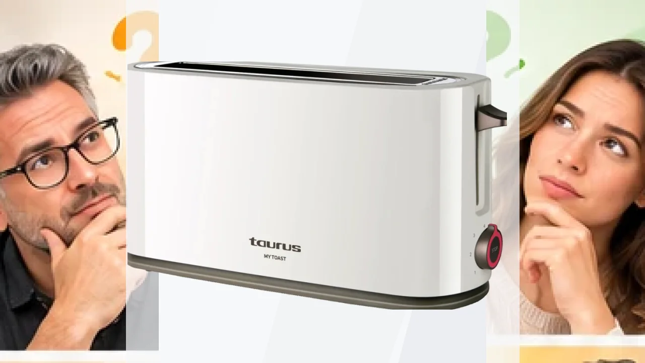 Tostadora Taurus My Toast 1000W 1 Ranura Blanco